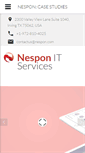 Mobile Screenshot of nespon.com