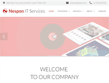 Tablet Screenshot of nespon.com